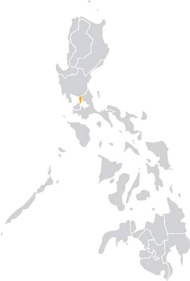 Philippines Map Highlighted Region PNG Image