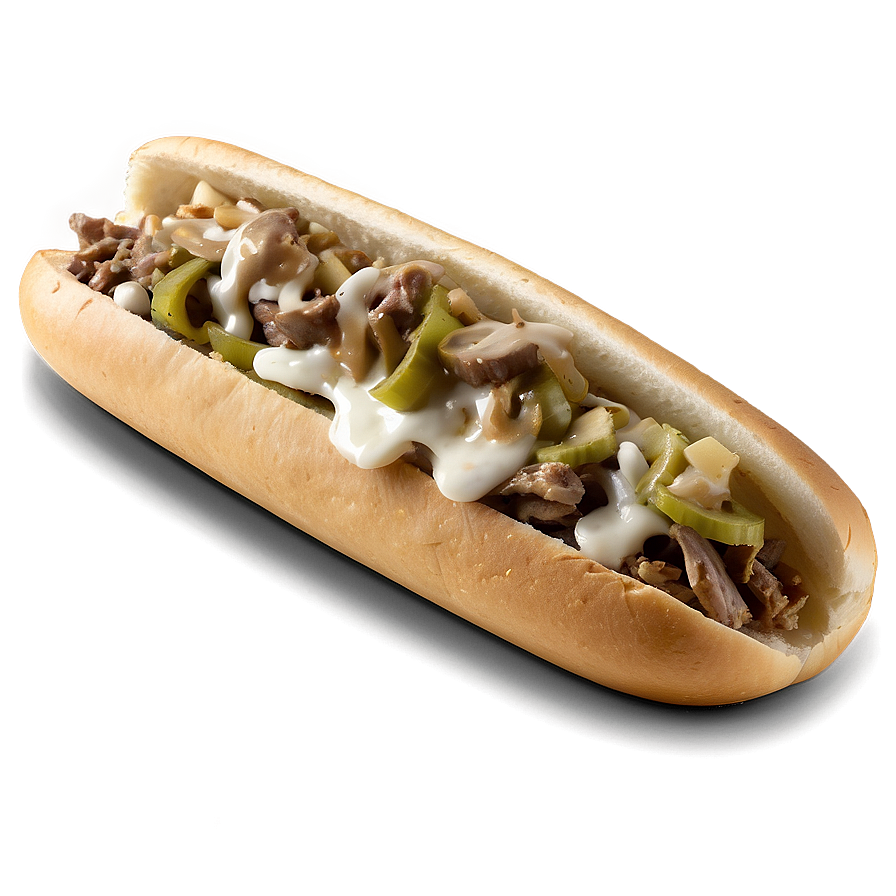 Philly Cheesesteak Sandwich Png Kmq PNG Image