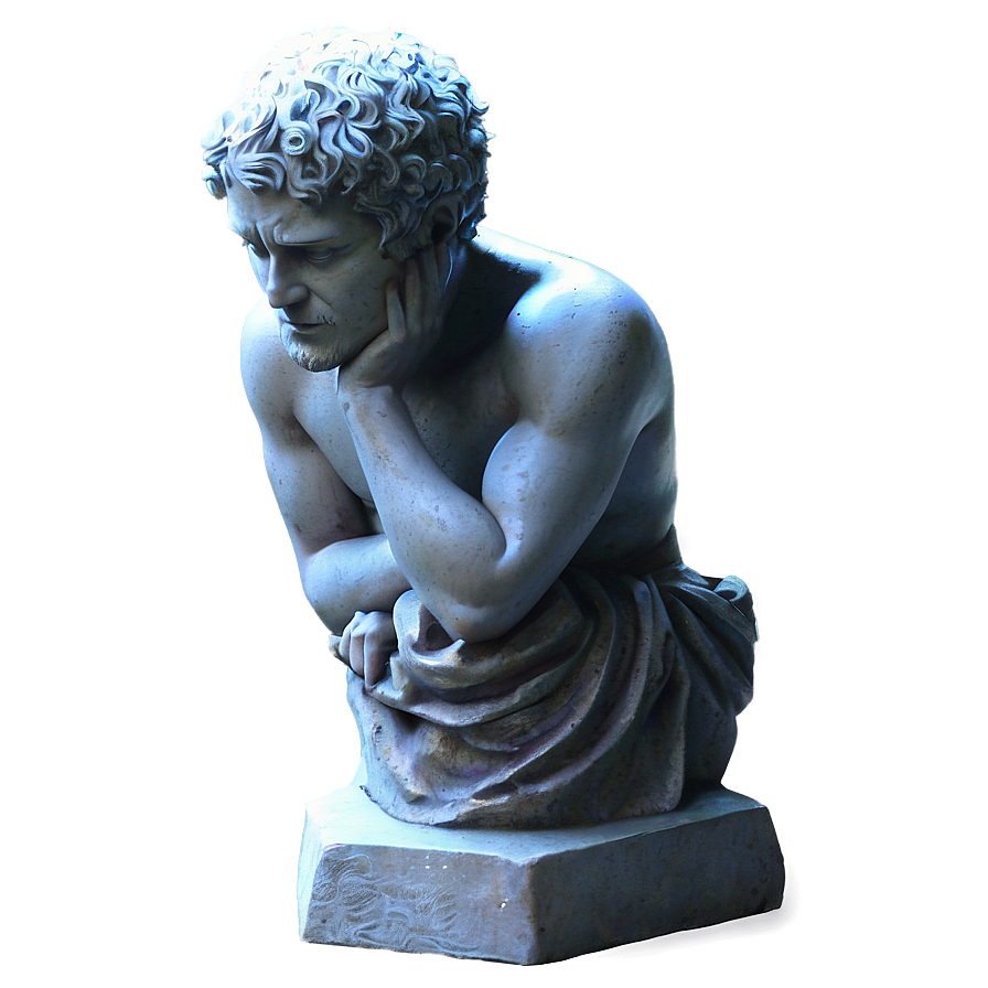 Philosopher Statue Png 83 PNG Image