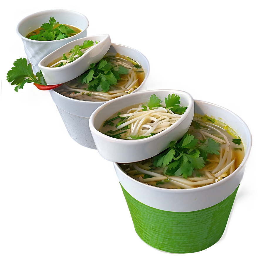 Pho With Fresh Cilantro Png Iph77 PNG Image