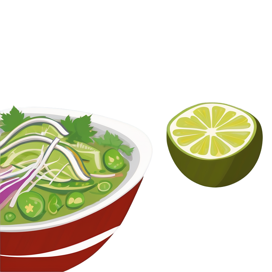 Pho With Lime And Chili Png Jll PNG Image