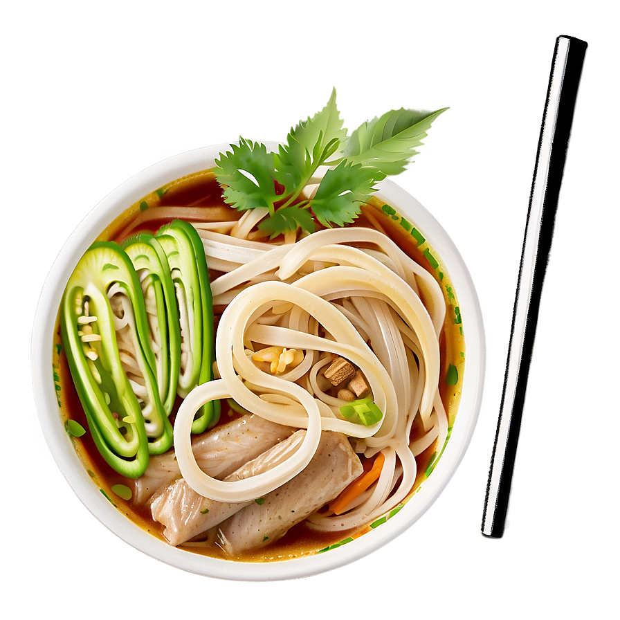 Pho With Thick Noodles Png Rww19 PNG Image