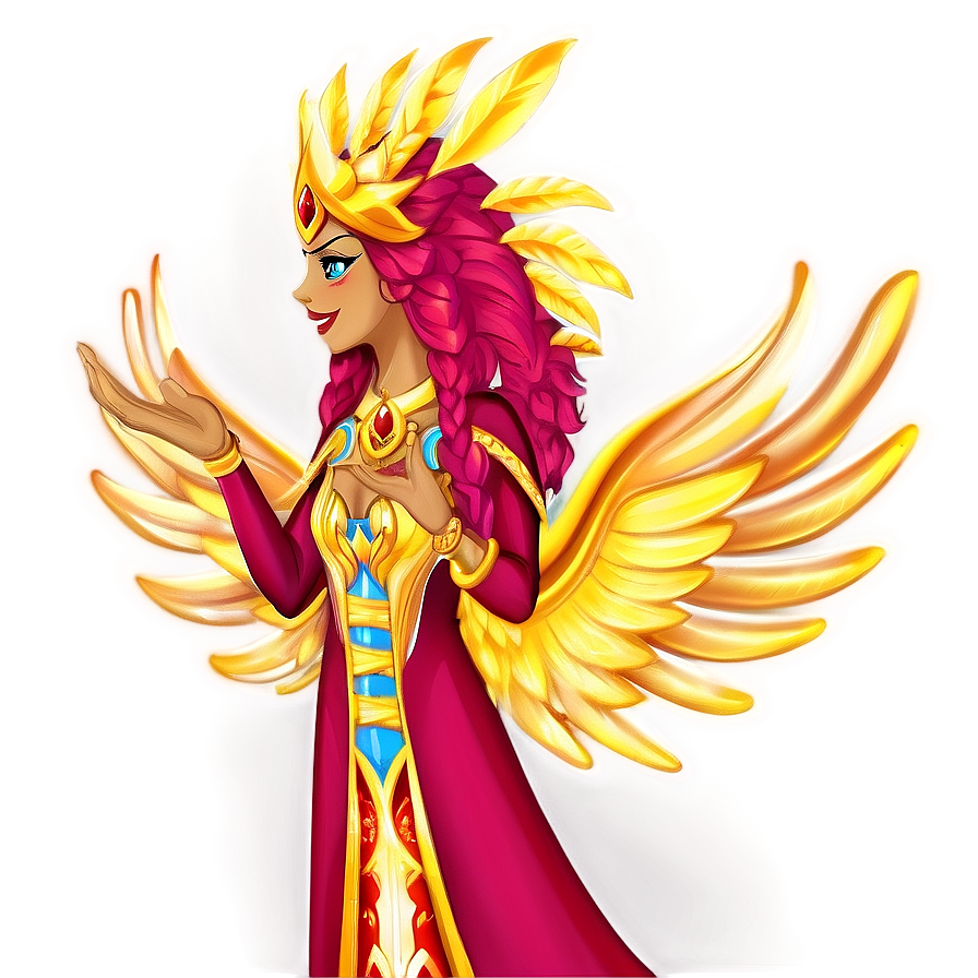 Phoenix Fire Goddess Png Nwe12 PNG Image