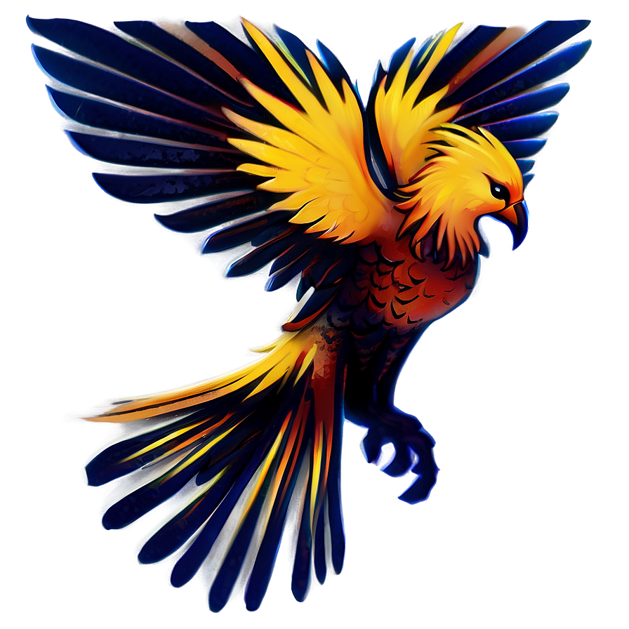 Phoenix Silhouette Png Pum PNG Image