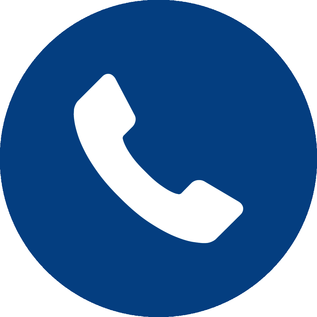 Phone Contact Icon Blue Background PNG Image