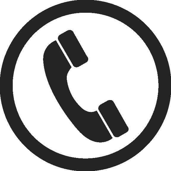 Phone Icon Blackand White PNG Image