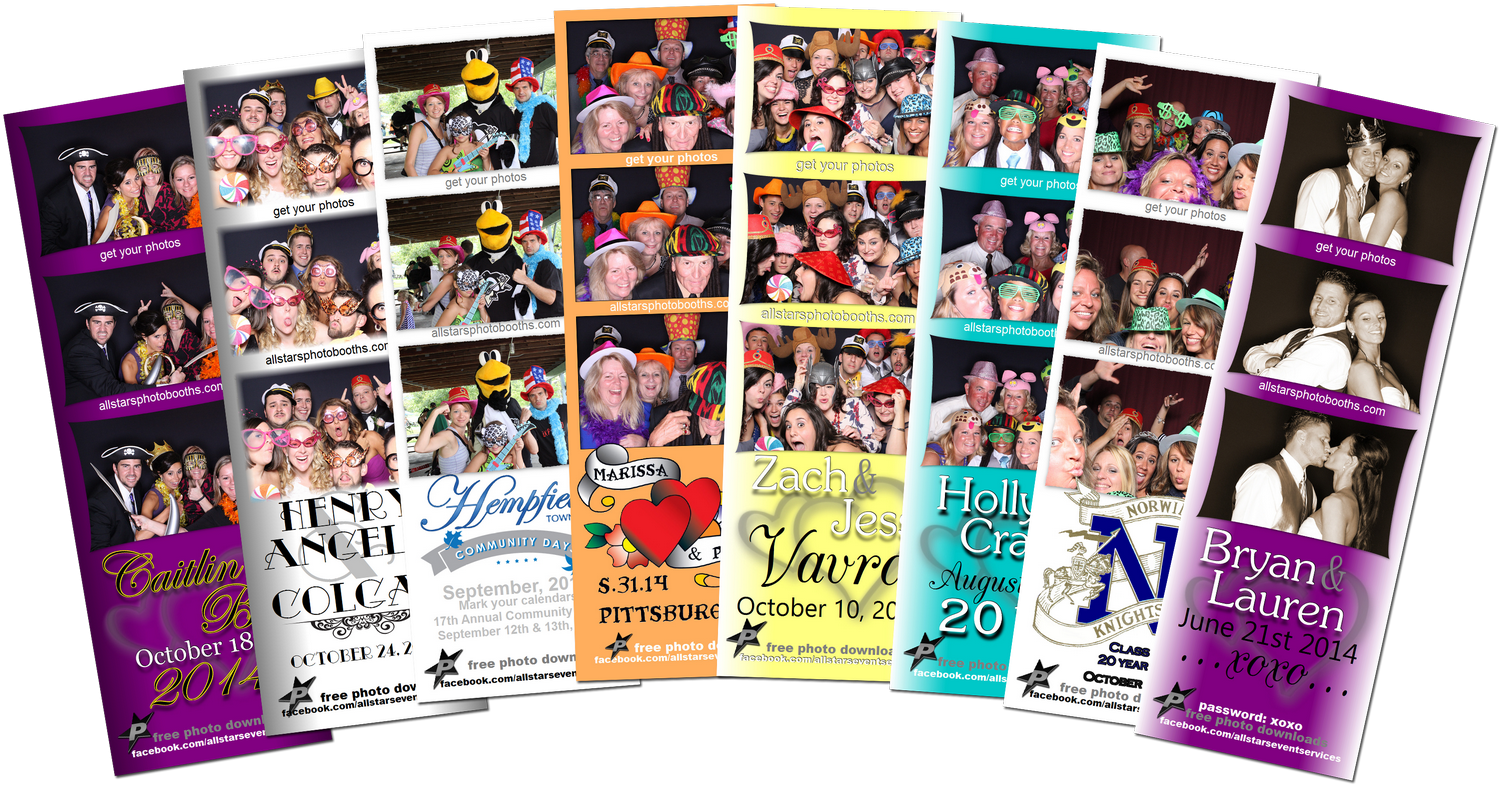 Photobooth Memories Collection PNG Image