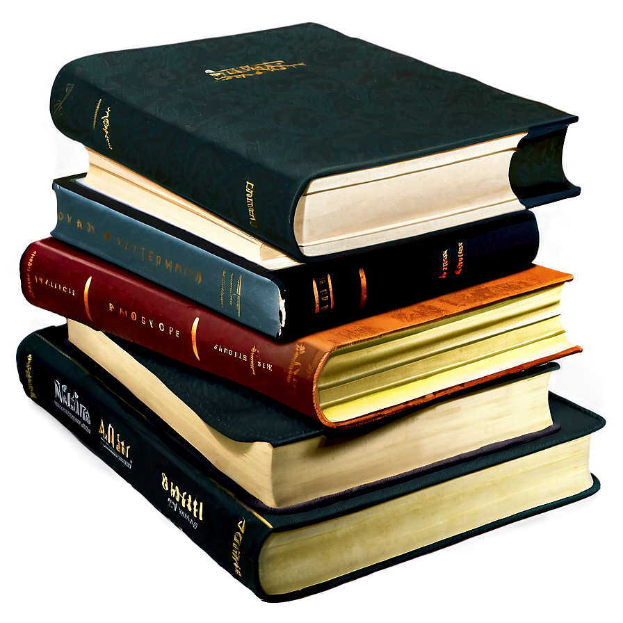 Photography Books Pile Png Hfe PNG Image