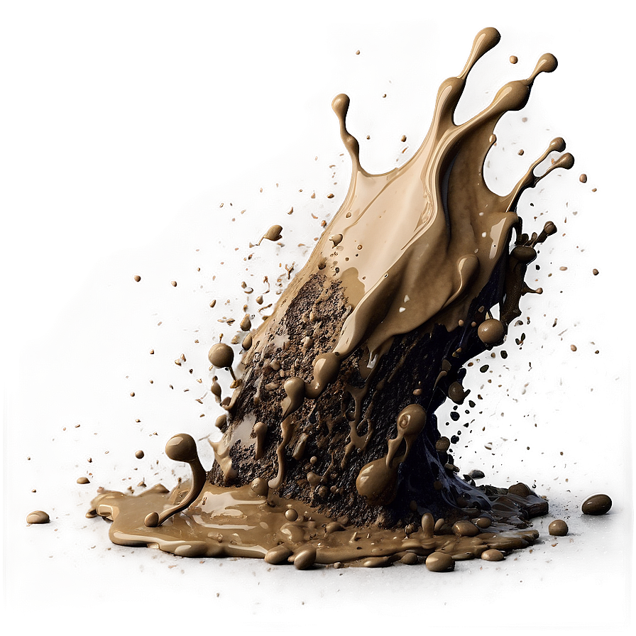 Photorealistic Mud Splatter Png Own PNG Image