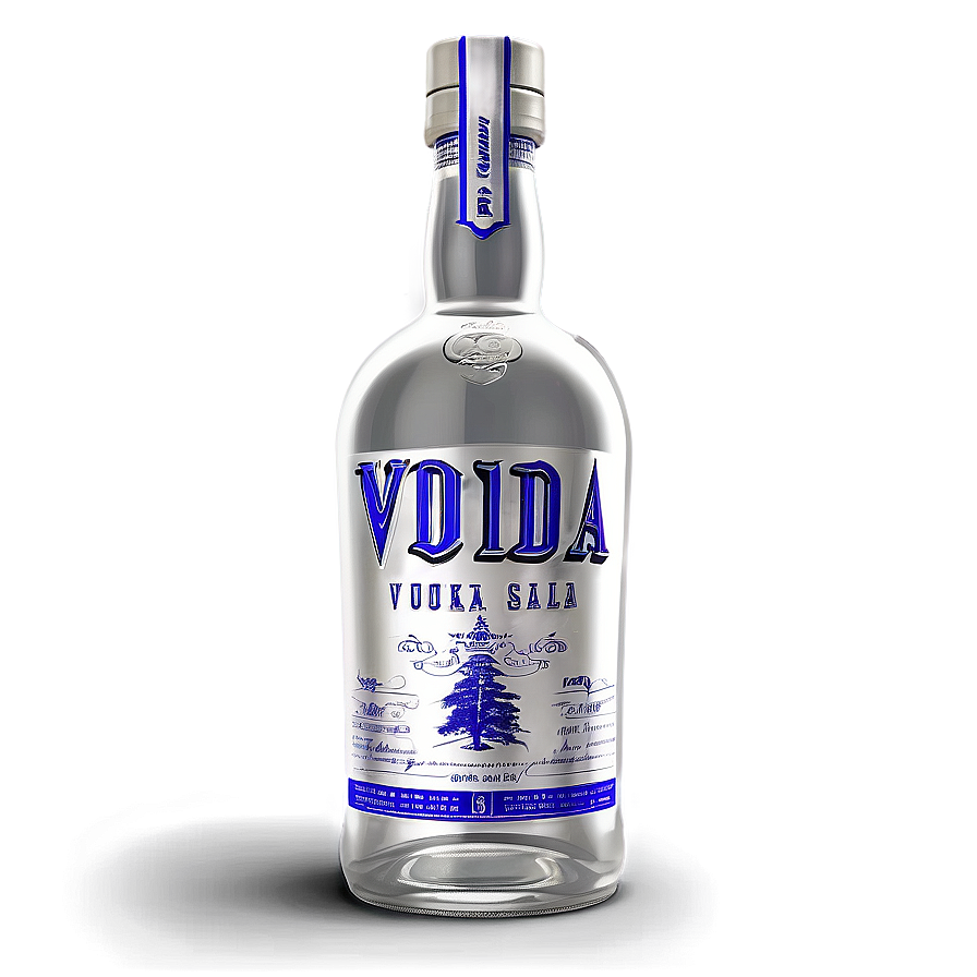 Photorealistic Vodka Bottle Png 06212024 PNG Image