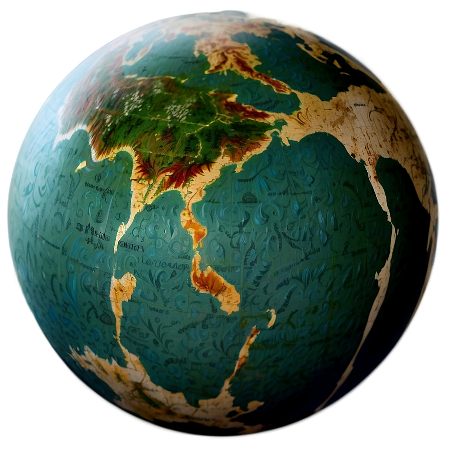 Physical Globe Texture Png Egn PNG Image