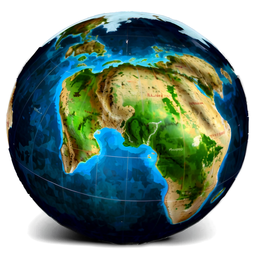 Physical World Map Png Fwn PNG Image