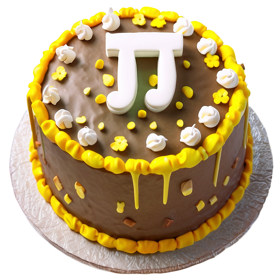 Pi Day Special Cake Design Png 06212024 PNG Image