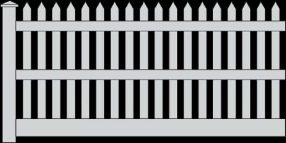 Picket Fence Graphic PNG Image