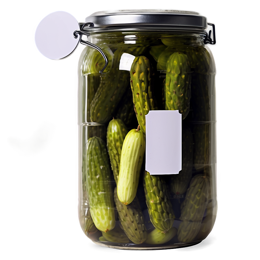 Pickle Jar With Label Png Lxe59 PNG Image