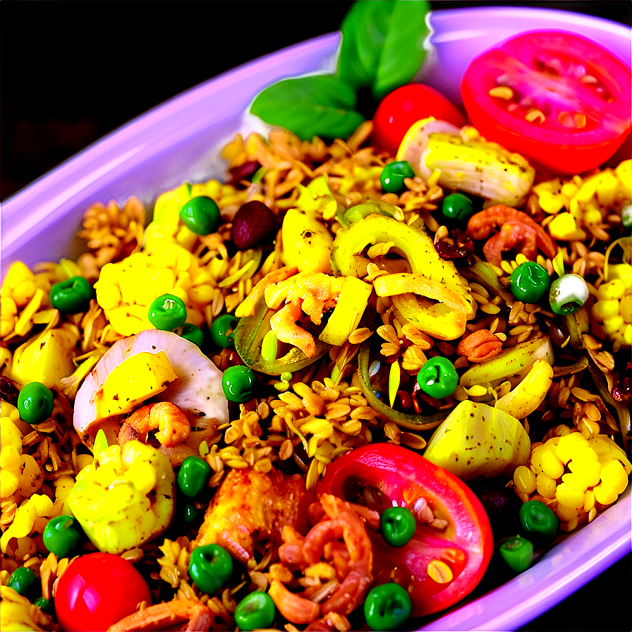 Picnic Perfect Cold Paella Salad Png Rsf PNG Image