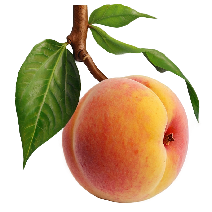 Pictorial Cute Peach Png 06252024 PNG Image