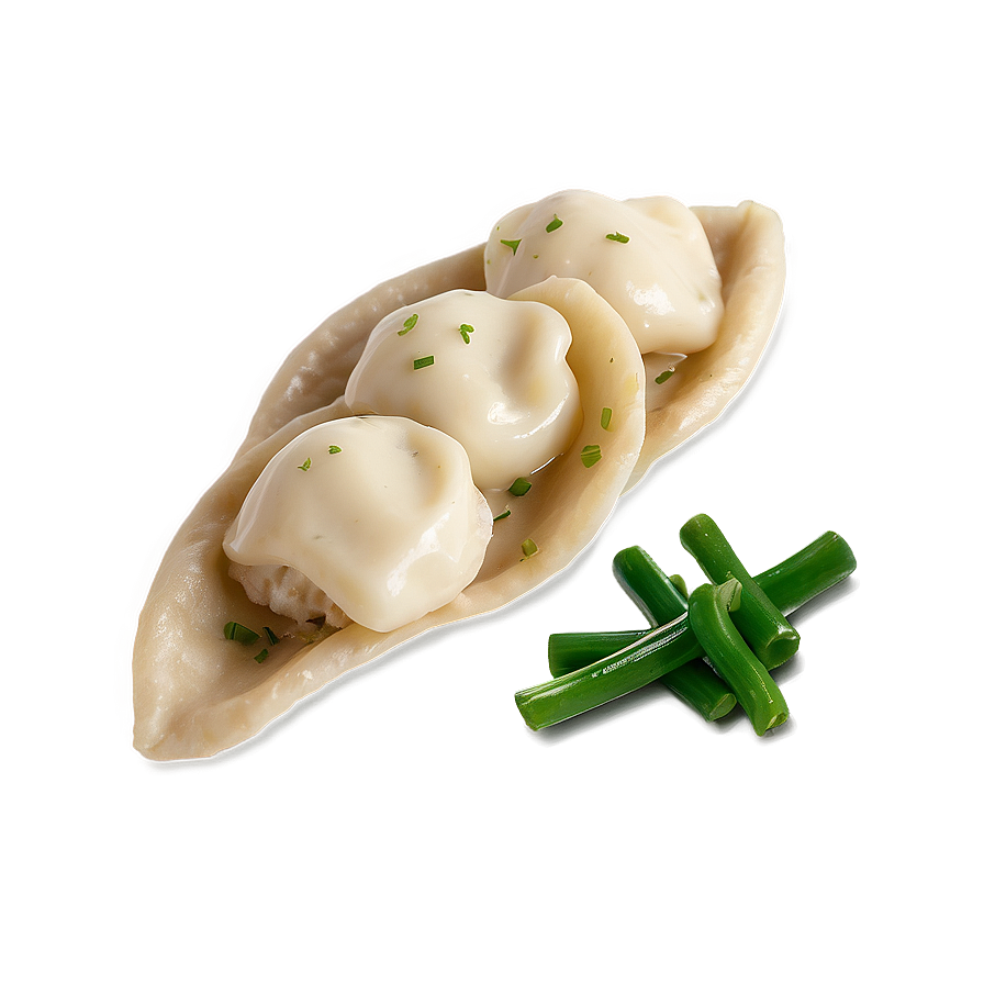 Pierogi With Sour Cream And Chive Png 66 PNG Image