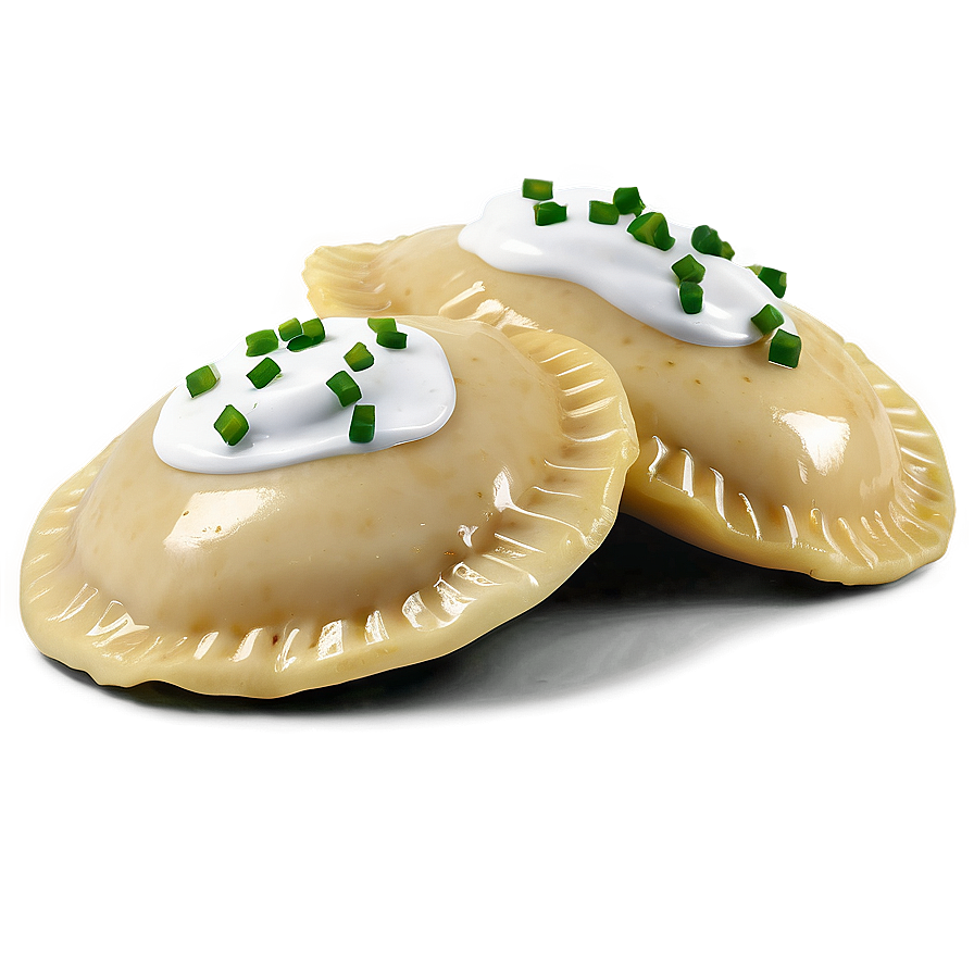 Pierogi With Sour Cream And Chive Png Qvc PNG Image