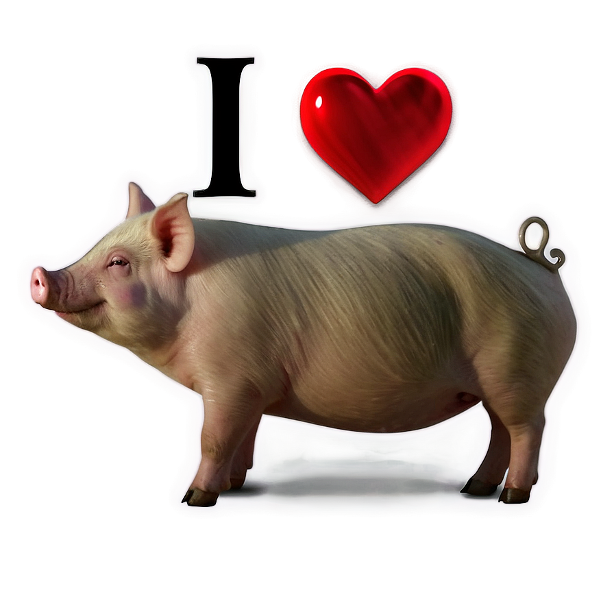 Pig In Love Png Xnl PNG Image