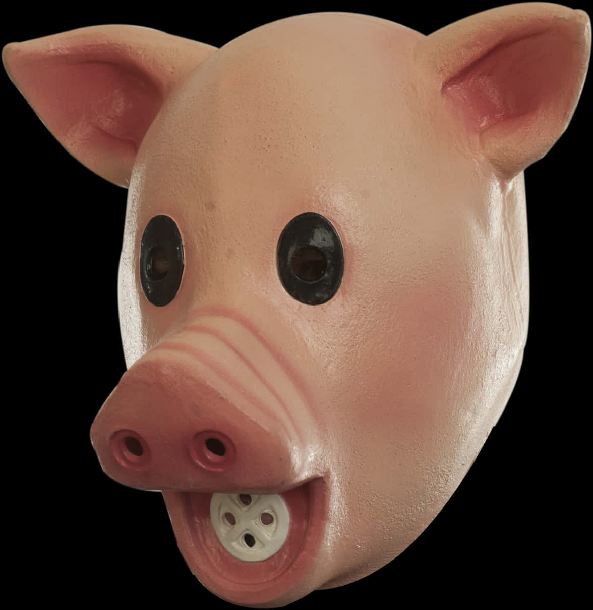 Pig Mask Closeup PNG Image