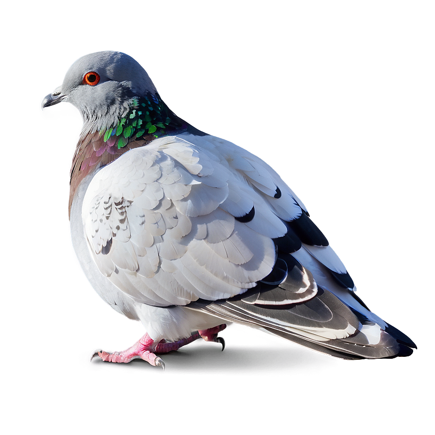 Pigeon In Snow Png Gto PNG Image