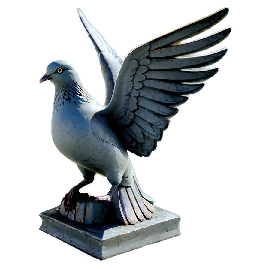 Pigeon Statue Png 05242024 PNG Image