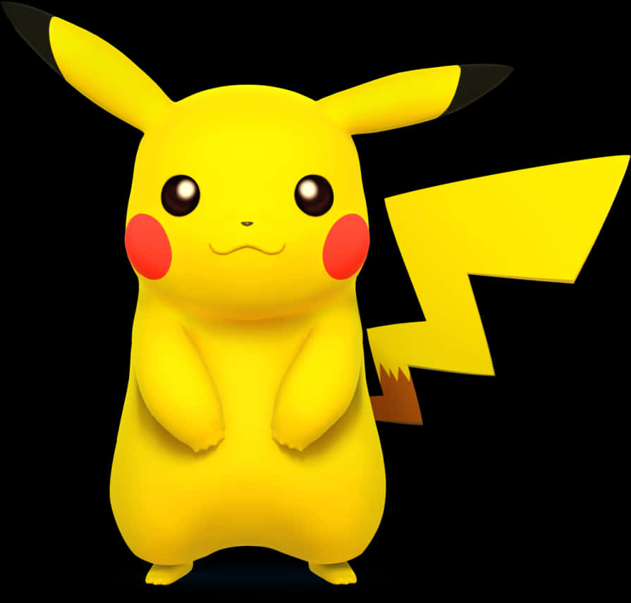 Pikachu Pokemon Character PNG Image