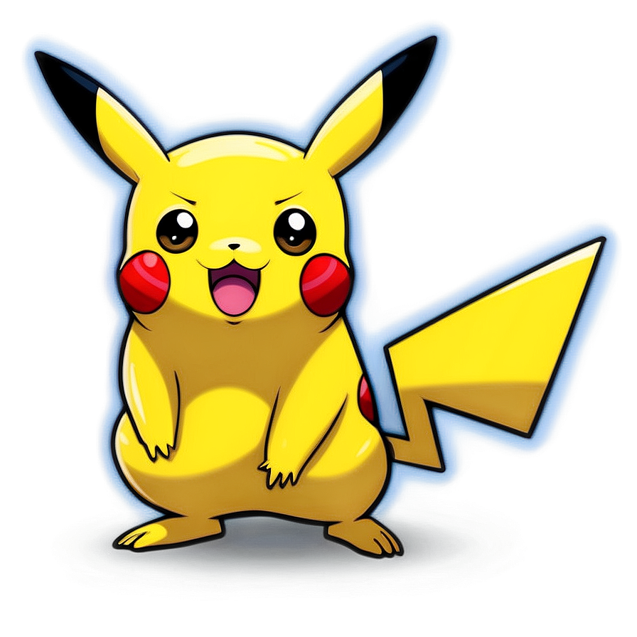 Pikachu Wide-eyed Shock Png 77 PNG Image