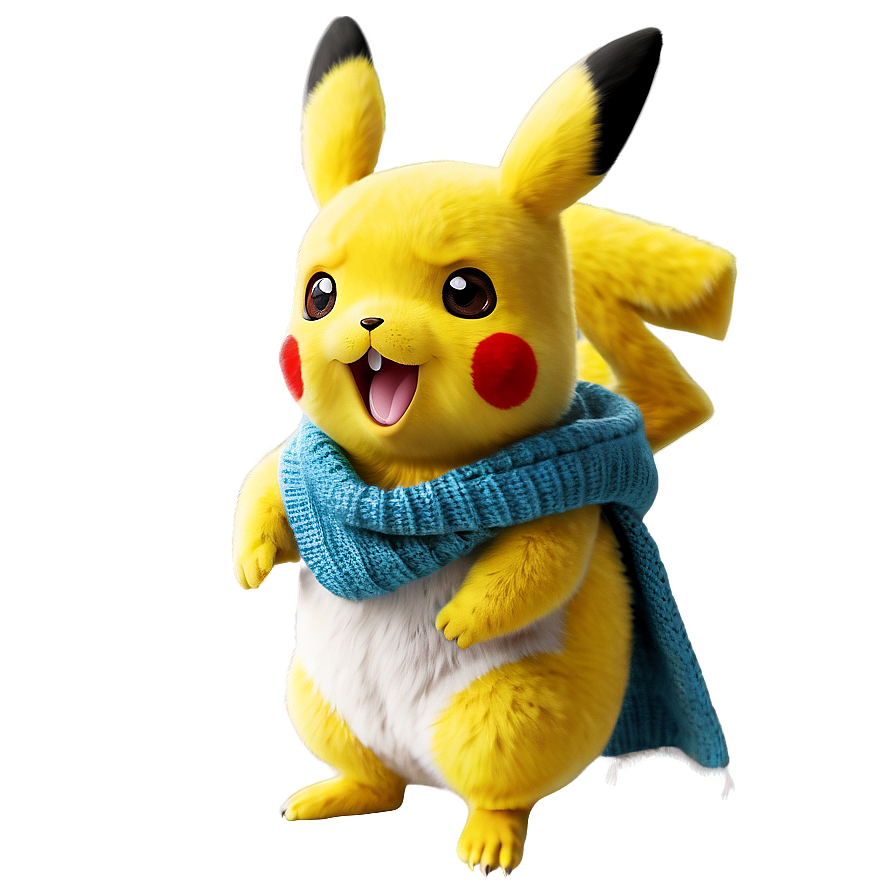 Pikachu With Scarf Png Fqb17 PNG Image