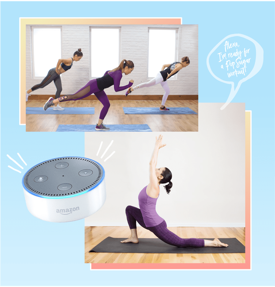 Pilates Workout With Voice Assistant PNG Image