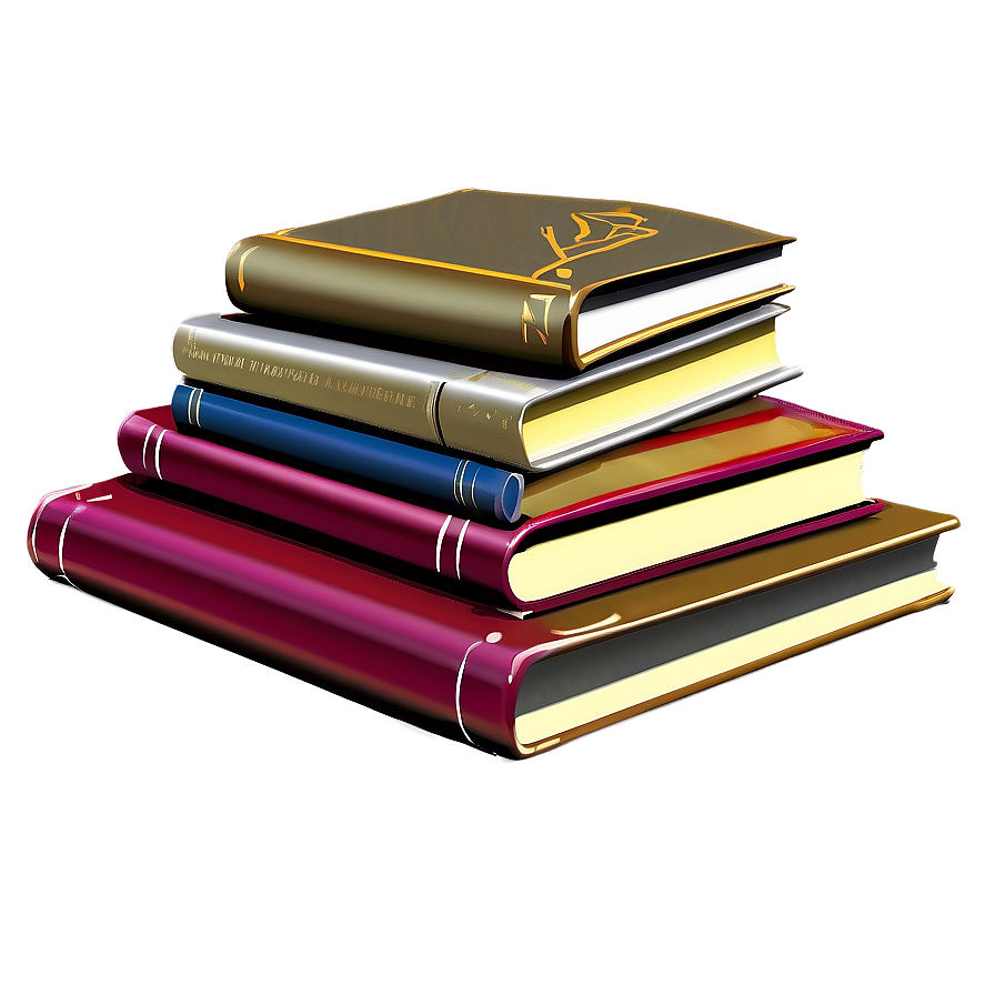 Pile Of Books Png 06132024 PNG Image