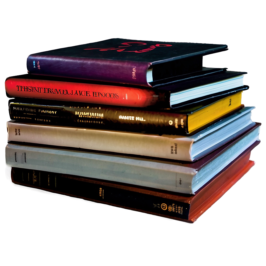 Pile Of Fashion Books Png 75 PNG Image