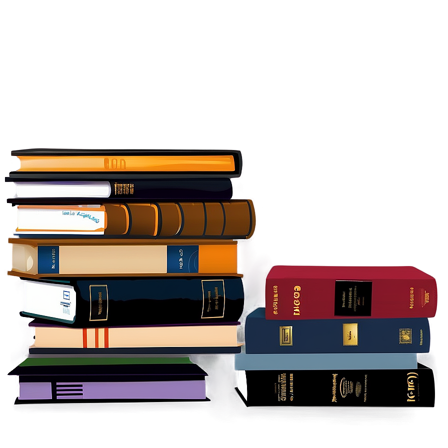 Pile Of Language Learning Books Png 06212024 PNG Image