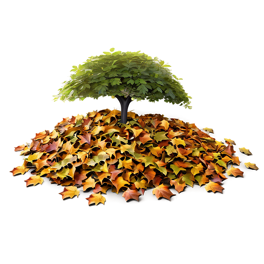 Pile Of Leaves Under Tree Png 43 PNG Image