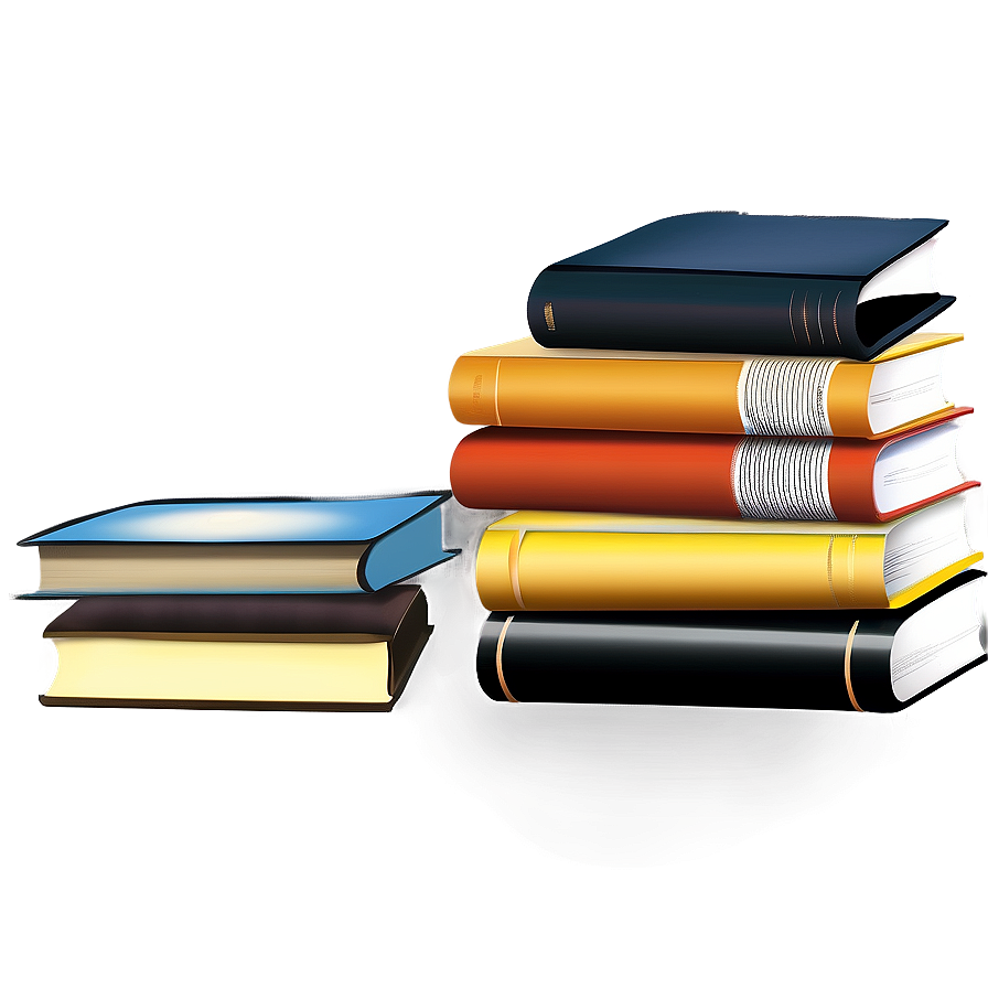 Pile Of Thriller Books Png Iua91 PNG Image