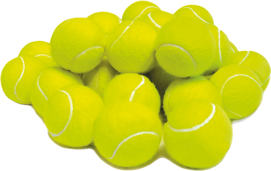 Pileof Tennis Balls PNG Image