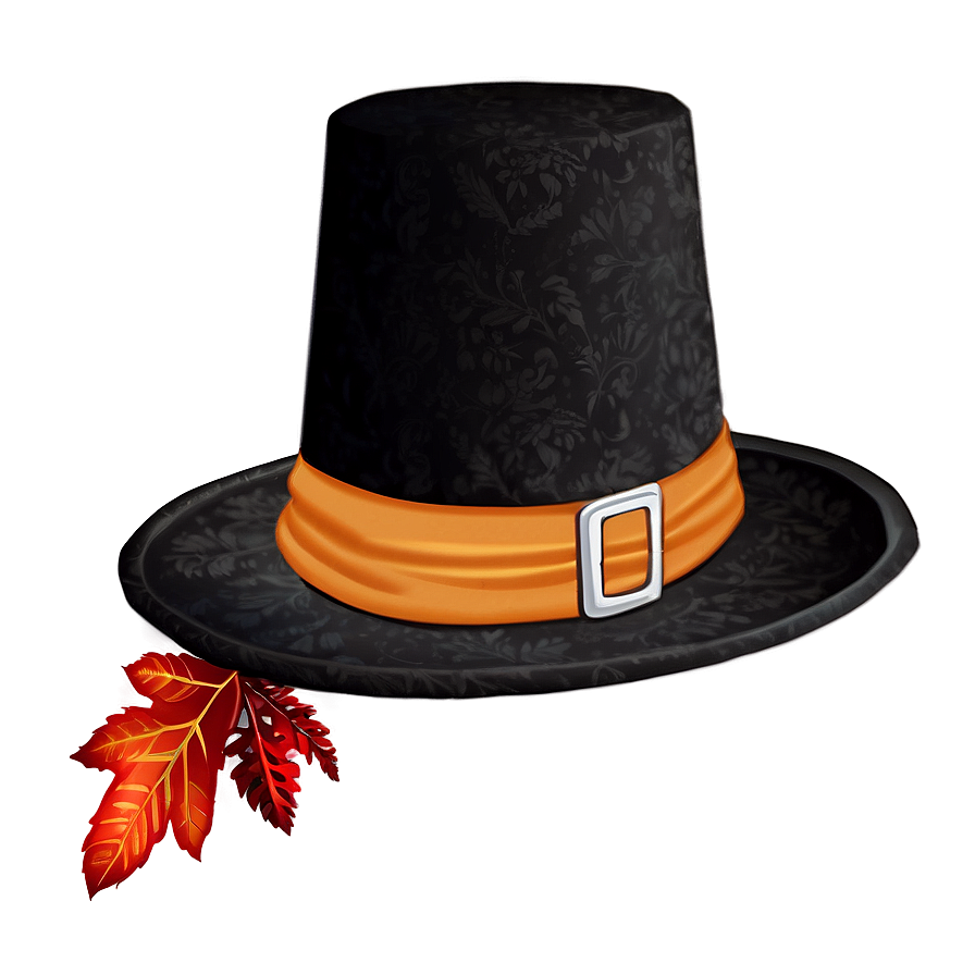 Pilgrim Hat Thanksgiving Png 05212024 PNG Image