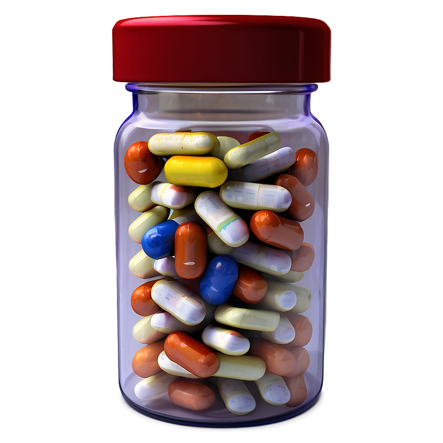 Pill Bottle Isolated Png 19 PNG Image