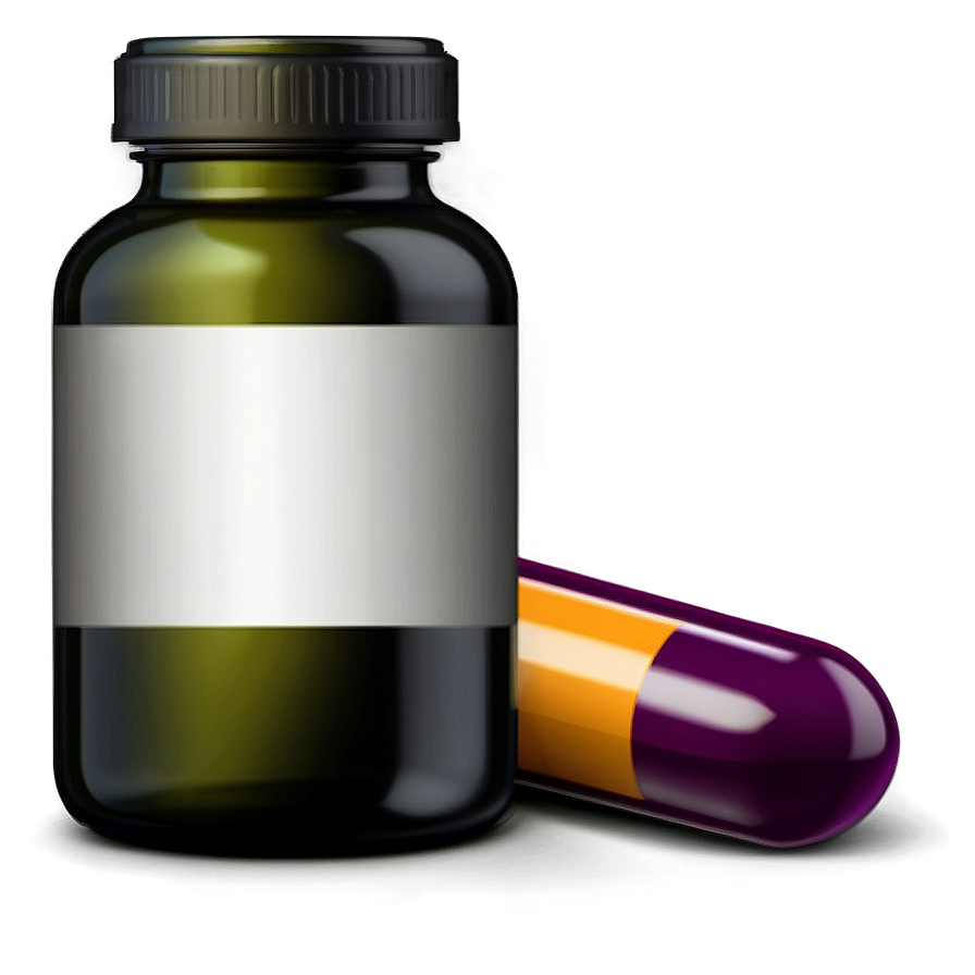 Pill Bottle Isolated Png 33 PNG Image