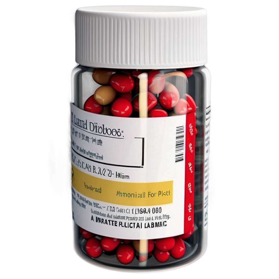 Pill Bottle Isolated Png Tic PNG Image