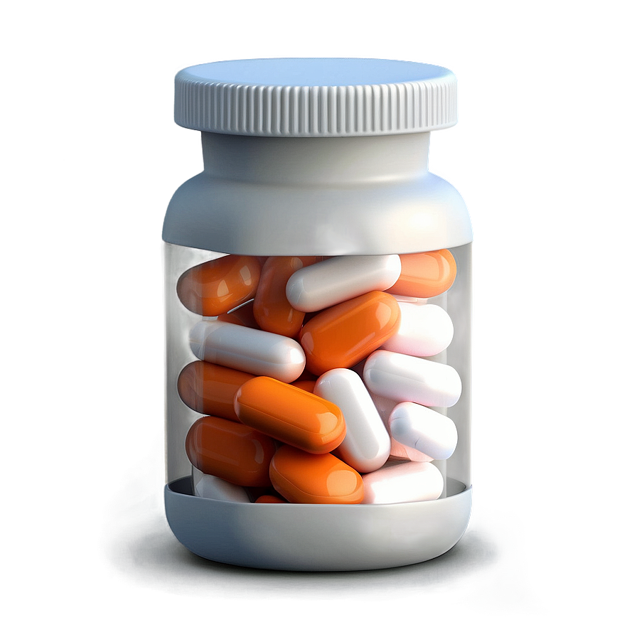 Pill Bottle On Shelf Png Qse97 PNG Image