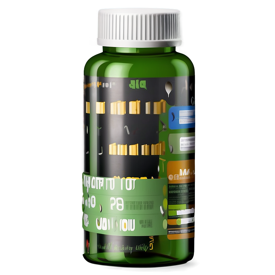 Pill Bottle With Childproof Cap Png Hxr PNG Image