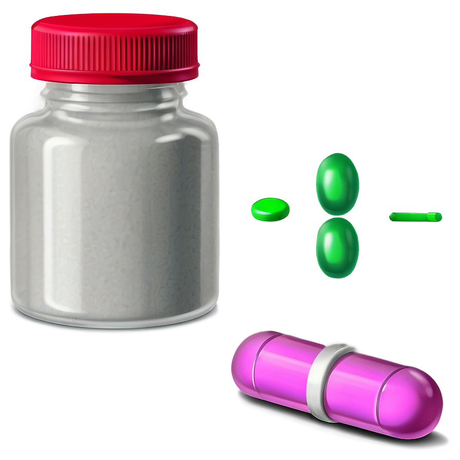 Pill Bottle With Liquid Png Uwp PNG Image