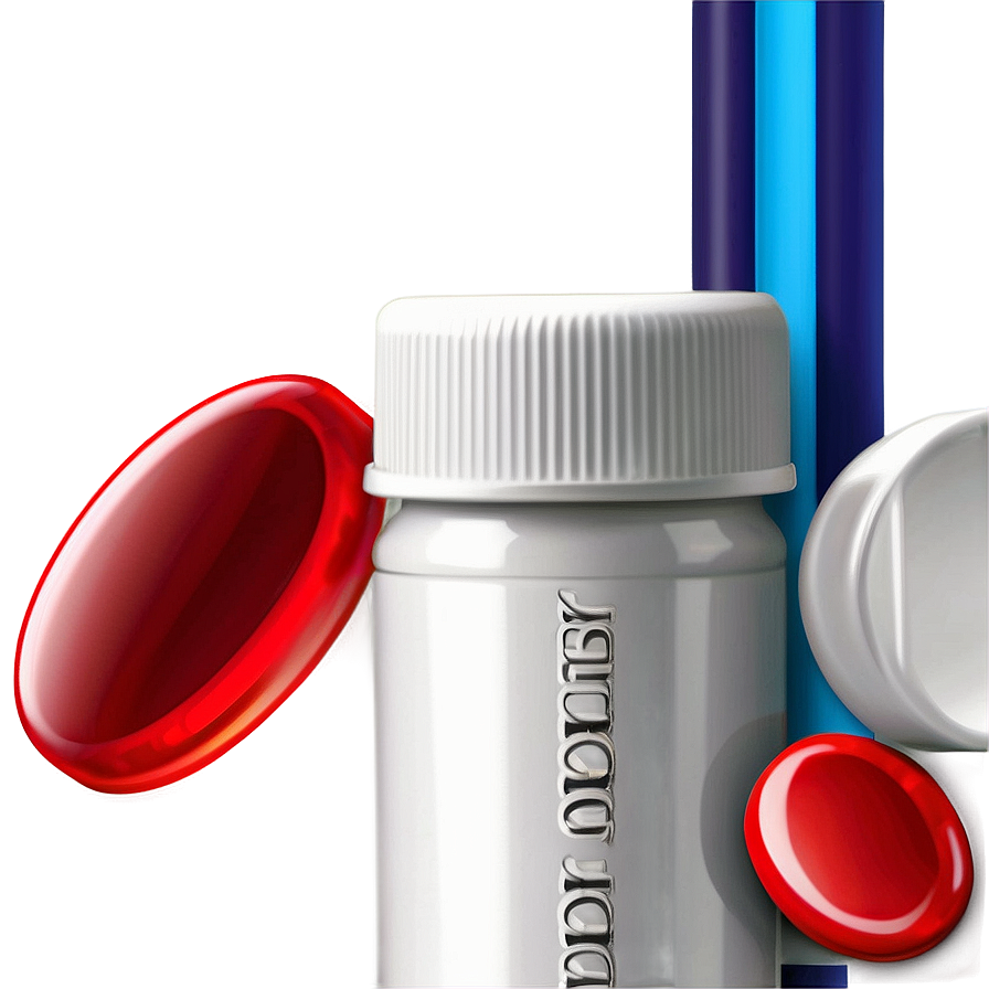 Pill Bottle With Spoon Png Wno PNG Image