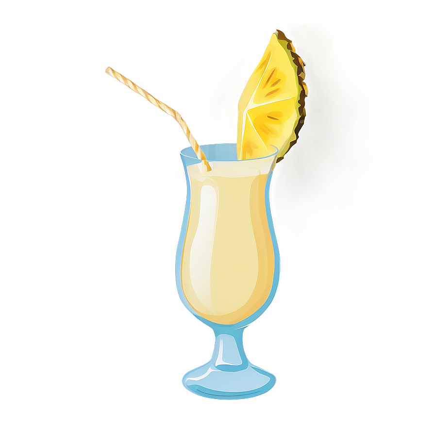 Pina Colada Cocktail Art Png 88 PNG Image