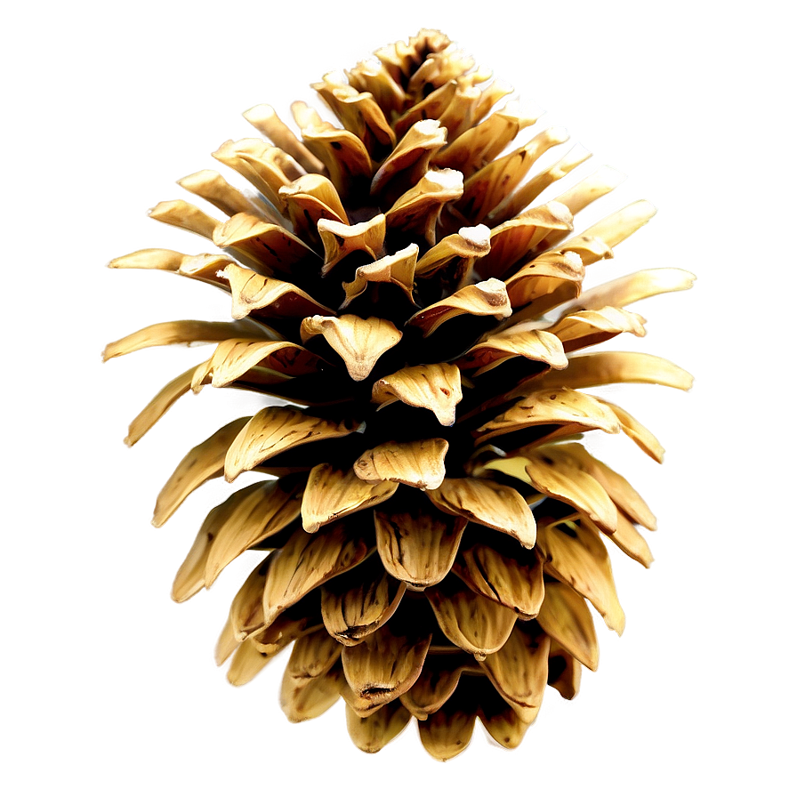 Pine Cone Art Png 2 PNG Image