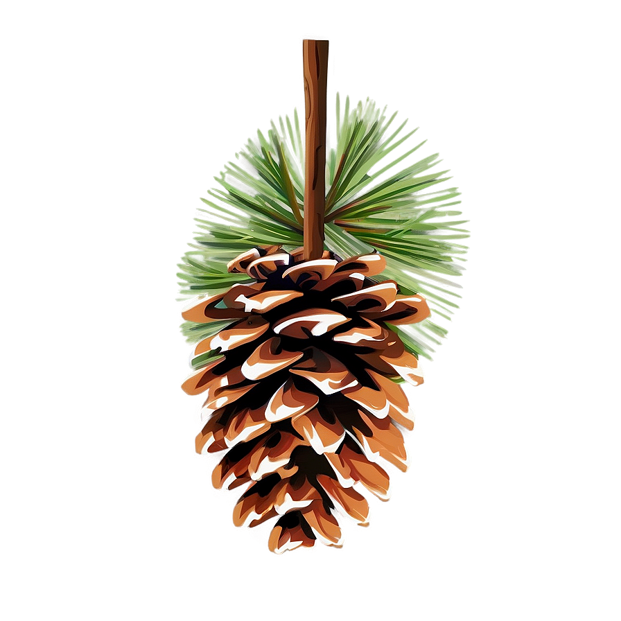 Pine Cone Art Png Agf17 PNG Image