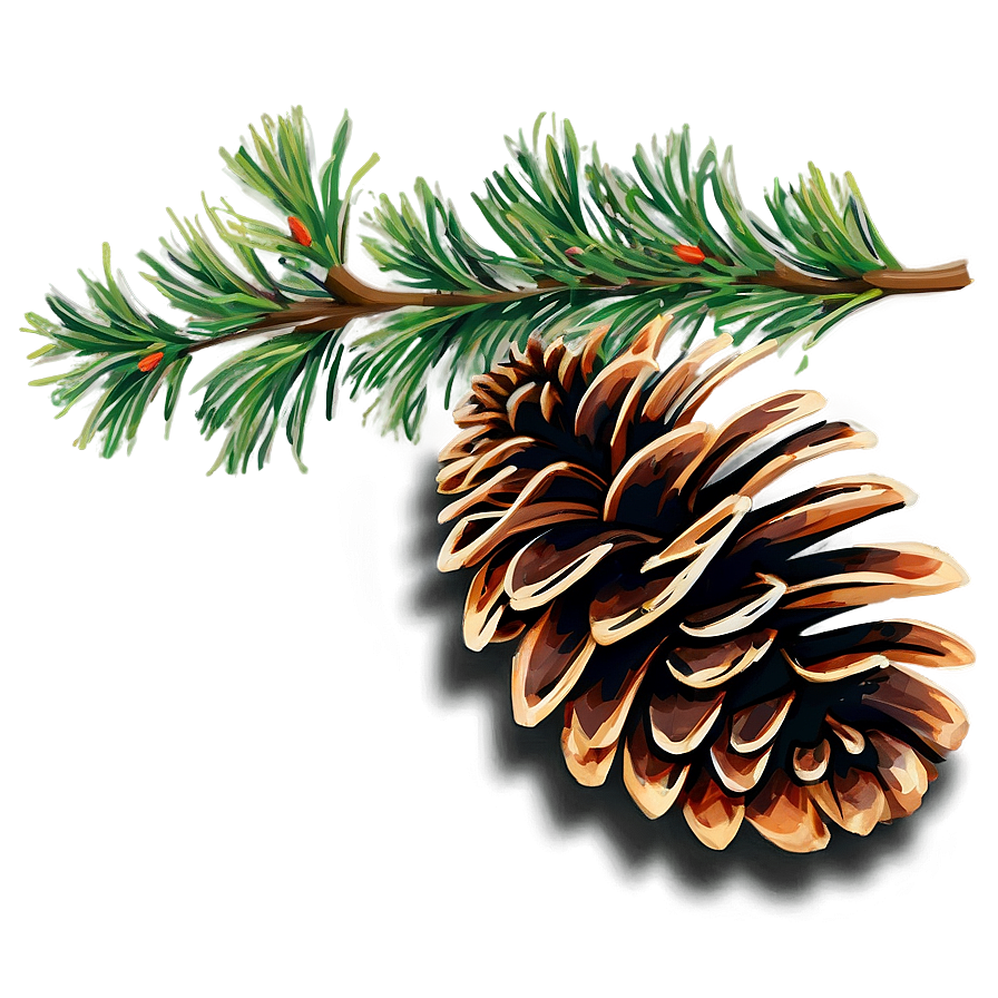 Pine Cone Border Png 06202024 PNG Image