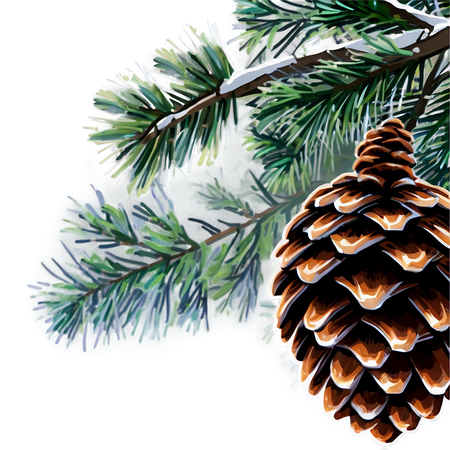 Pine Cone In Forest Png 06202024 PNG Image